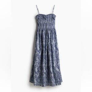 NWT H&M Smocked-Bodice Dress